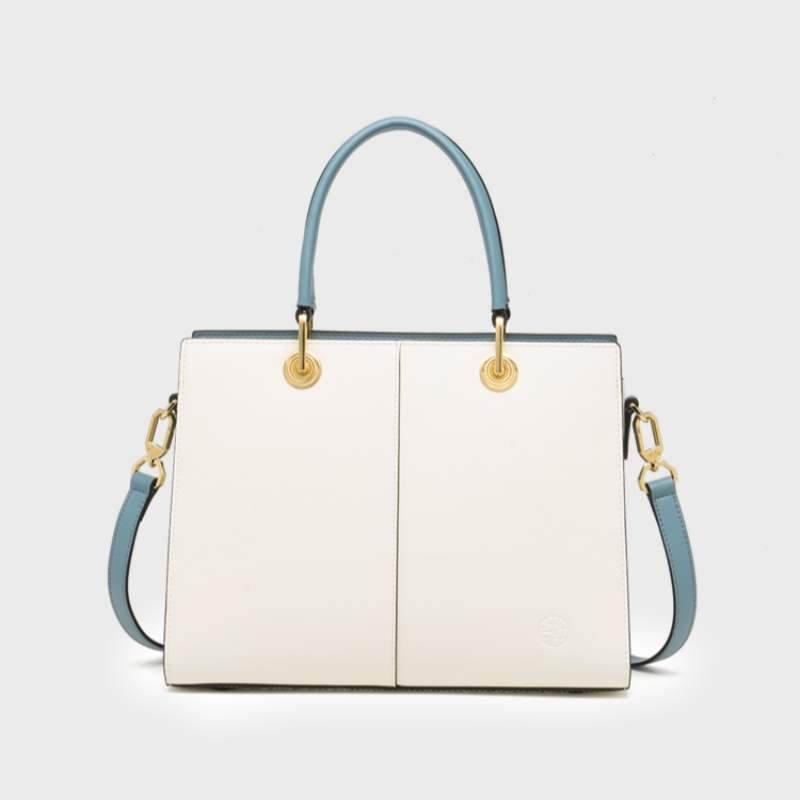 Embroidery Leather Tote Crossbody Bag Tricolor Deer - Image 7