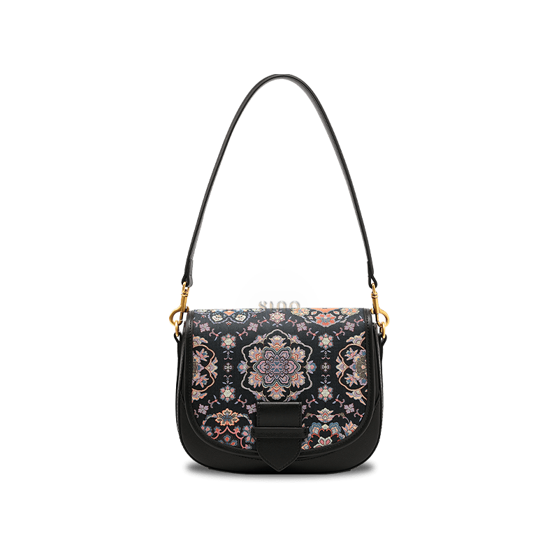 Song Brocade Silk Messenger Bag – Baoxiang Leather Crossbody